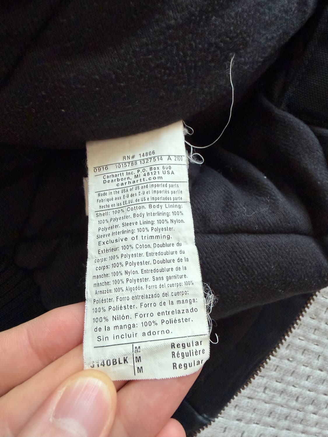 [M] 칼하트 j140 덕 액티브 자켓 상품이미지4