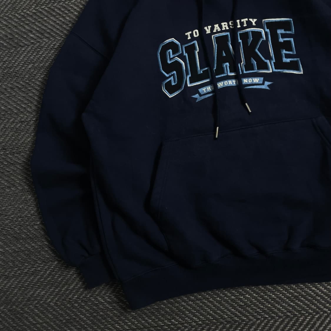 TWN 슬레이크 올드스쿨 네이비 후드 티셔츠y 3949 상품이미지4