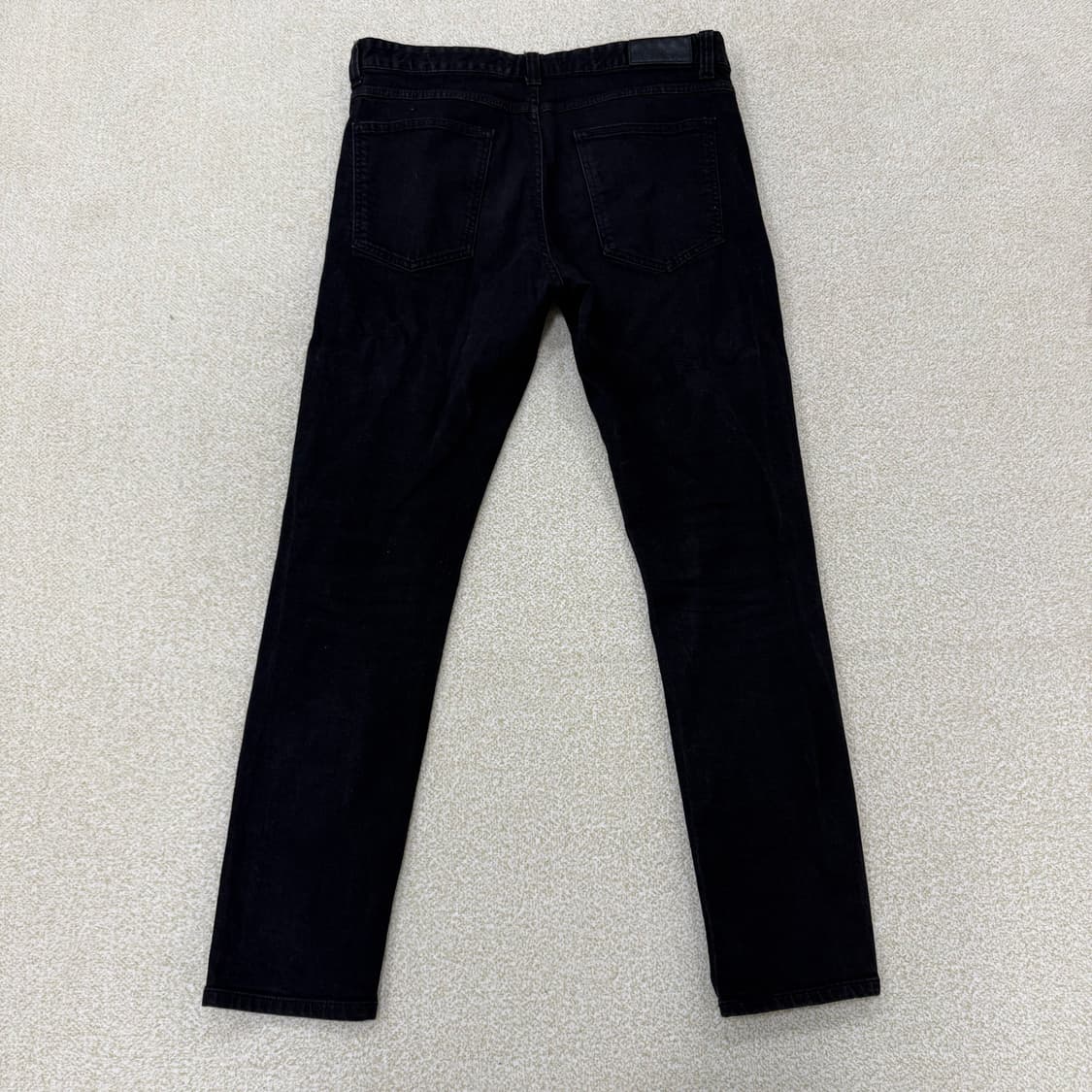 34 플랙 흑청 데님팬츠 0126T2 상품이미지2