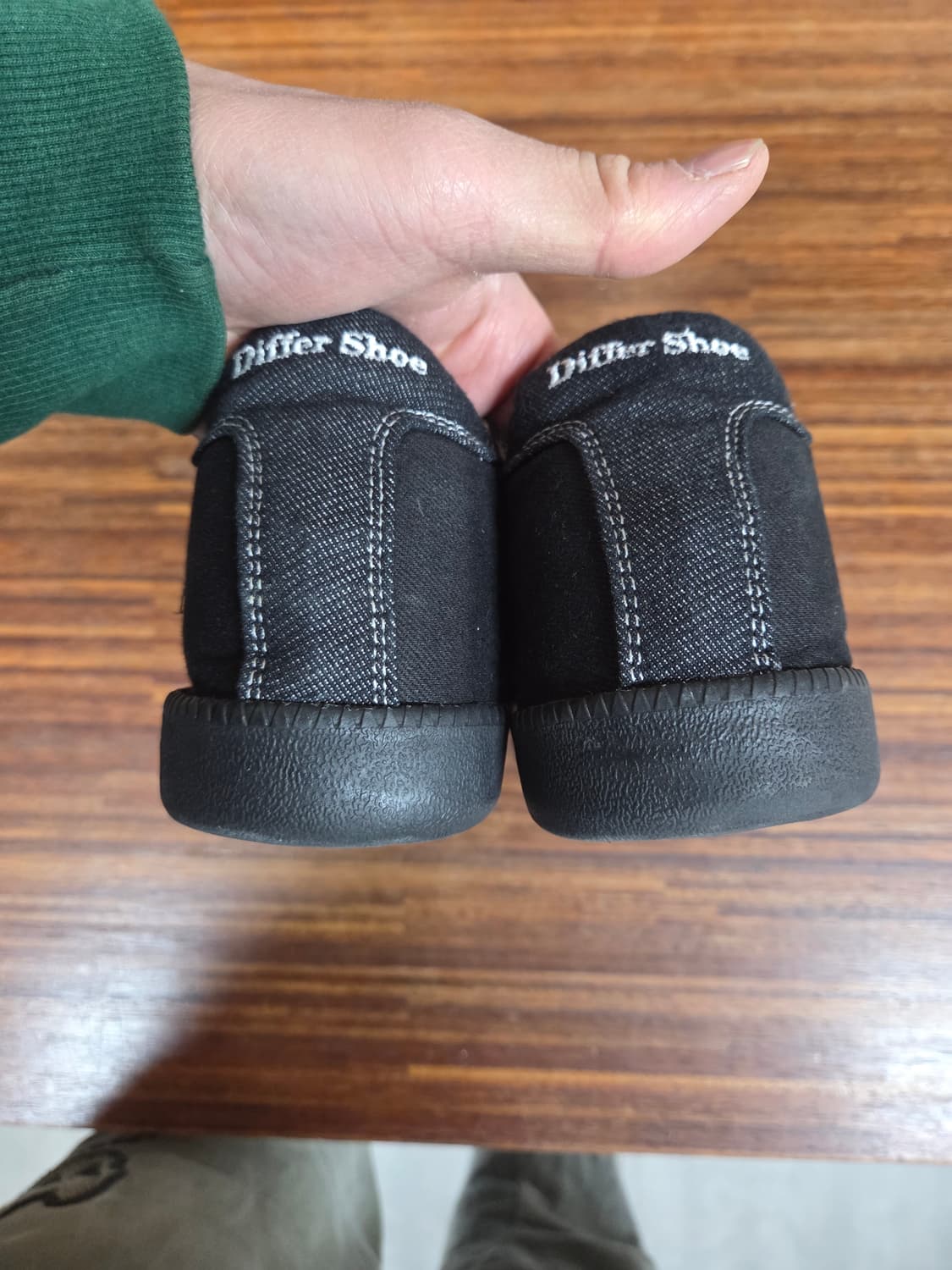 디퍼슈 투톤 데님슈즈 스니커즈 260 상품이미지4