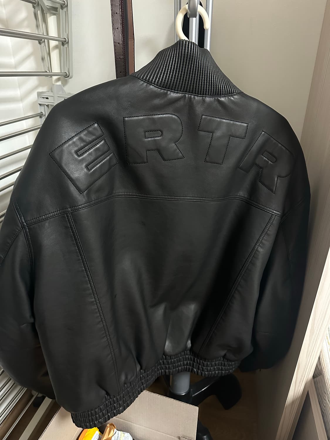 Vintage leather biker jacket 상품이미지2