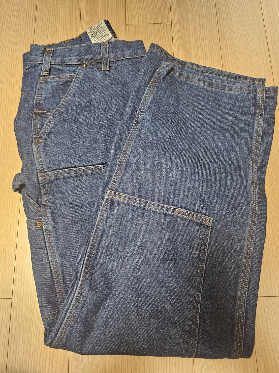 칼하트 카펜터 더블니 데님 워크 팬츠 33 x 30 상품이미지2