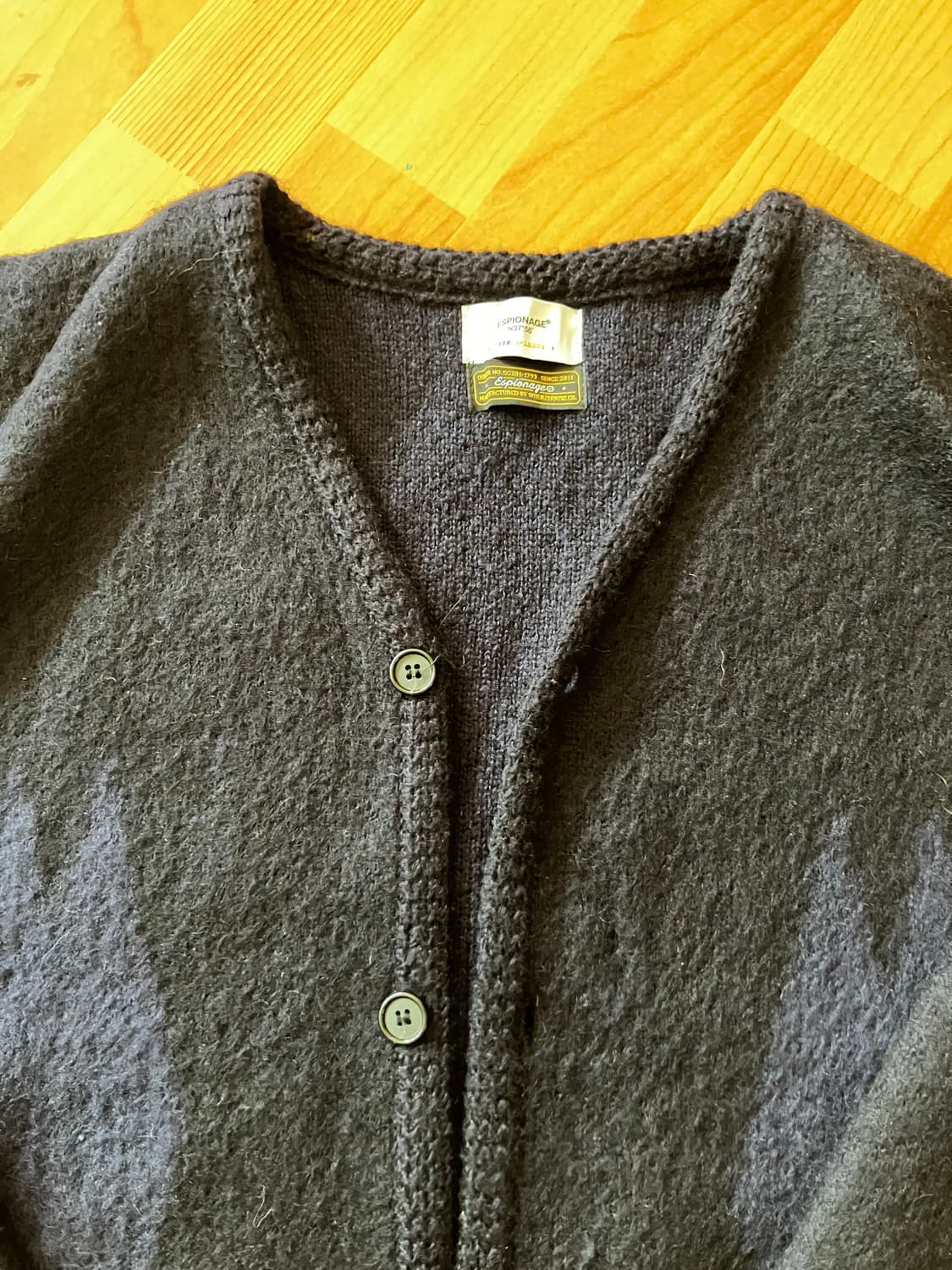 에스피오나지 모헤어 가디건 xl 네이비 상품이미지2