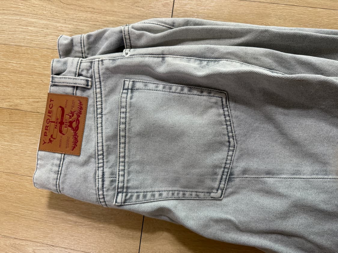 y/project 바나나 진 32 ice blue 상품이미지3