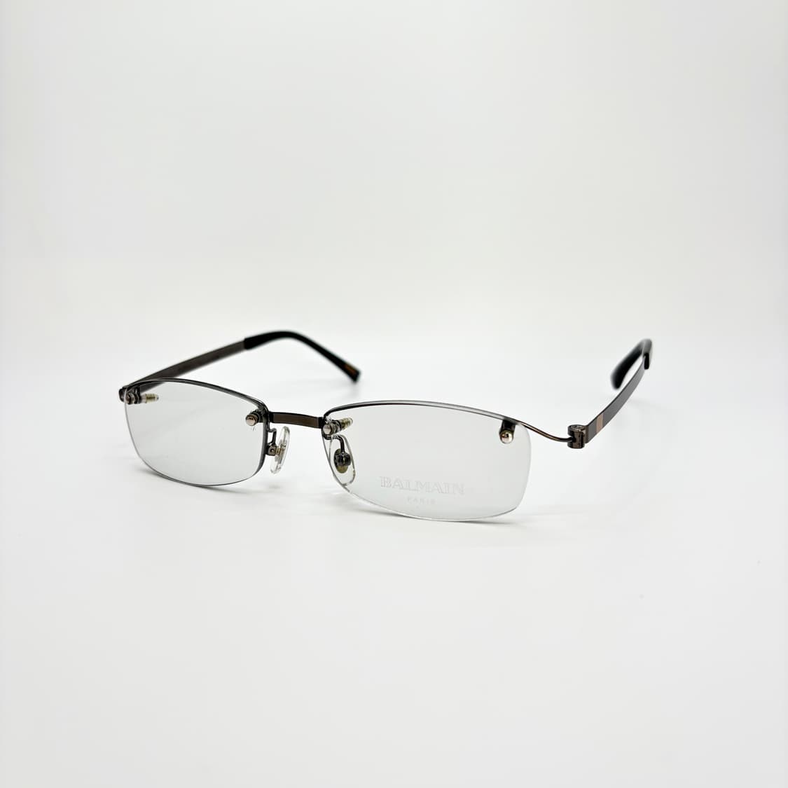 BALMAIN 그레이 스퀘어 반무테  상품이미지1