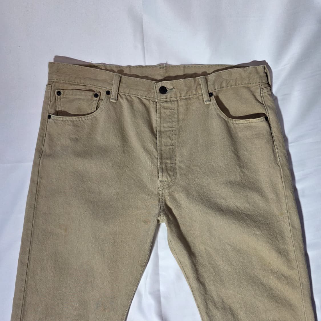 [W36L30]리바이스 501 브라운 데님팬츠 상품이미지2