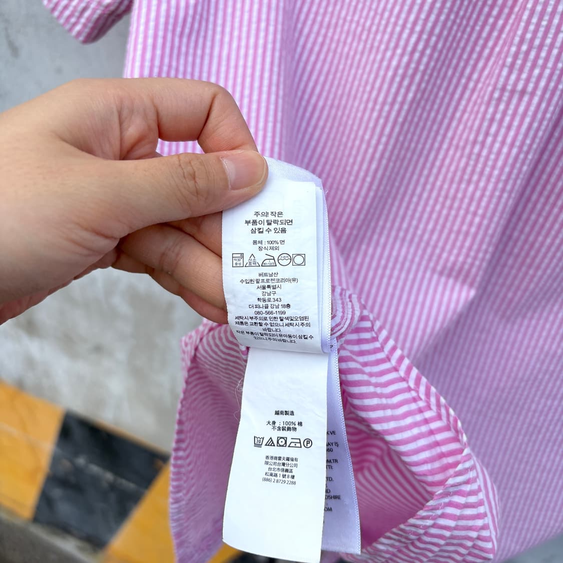 Polo 폴로 스트라이프 시어서커 반팔 셔츠 상품이미지10