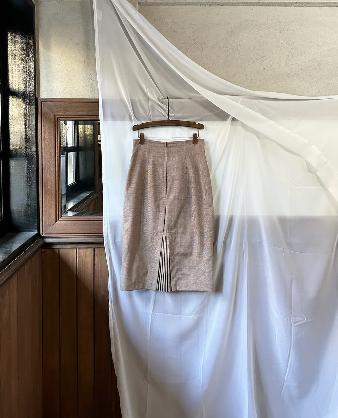 JIL SANDER check back pleats skirt 상품이미지5