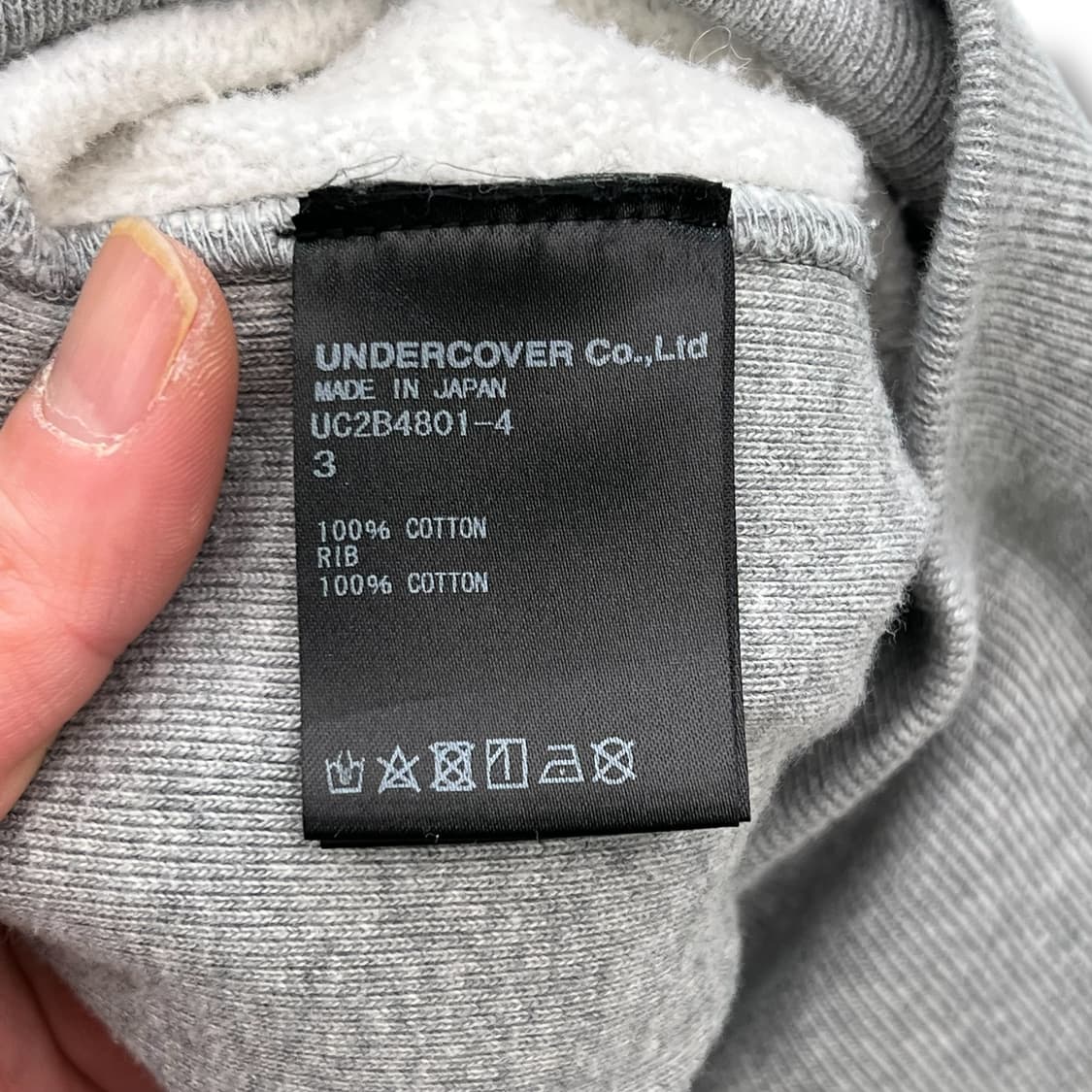 언더커버 프린팅 맨투맨 r2128 상품이미지6