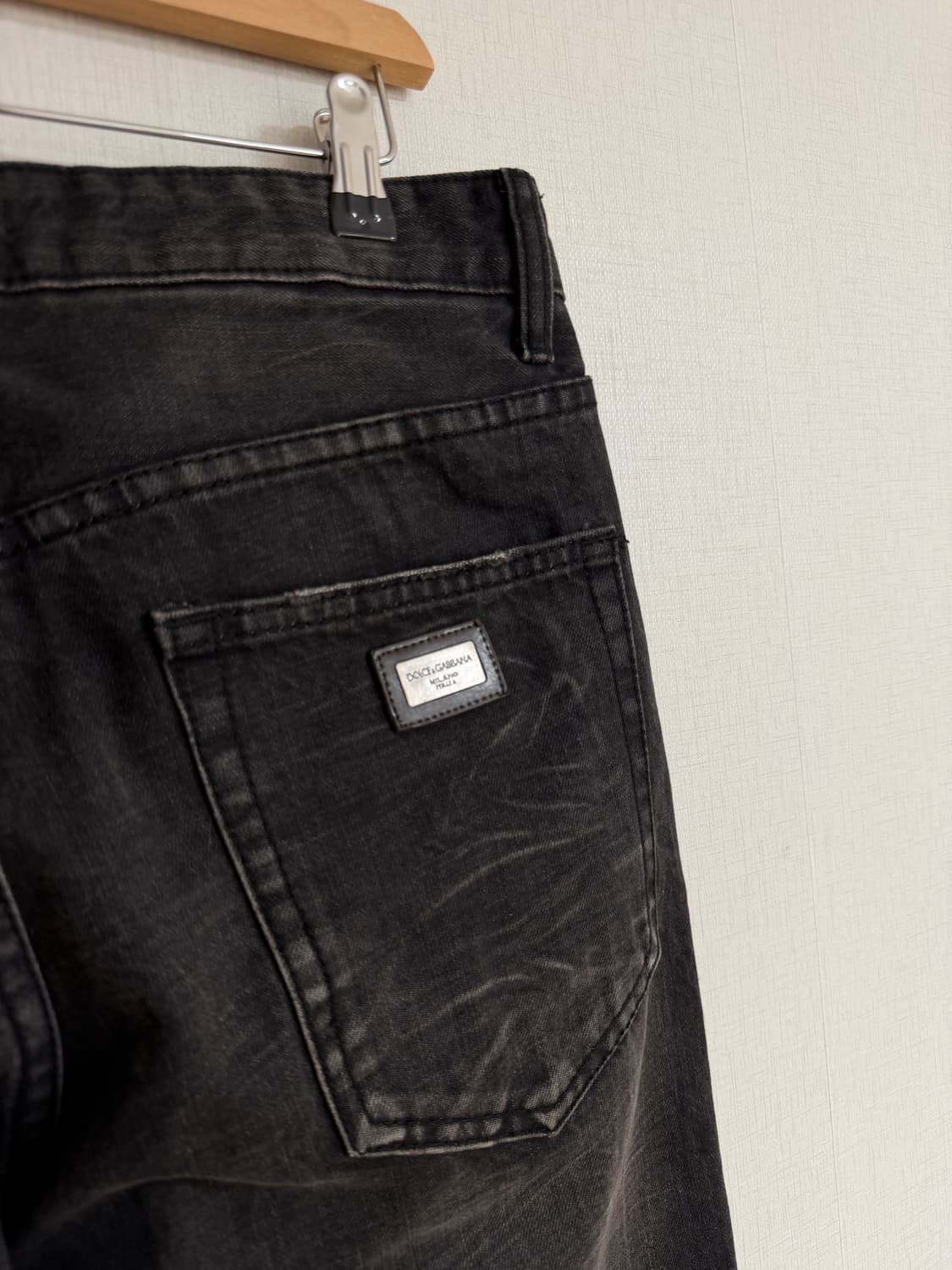 돌체앤가바나 흑 진청바지 상품이미지1