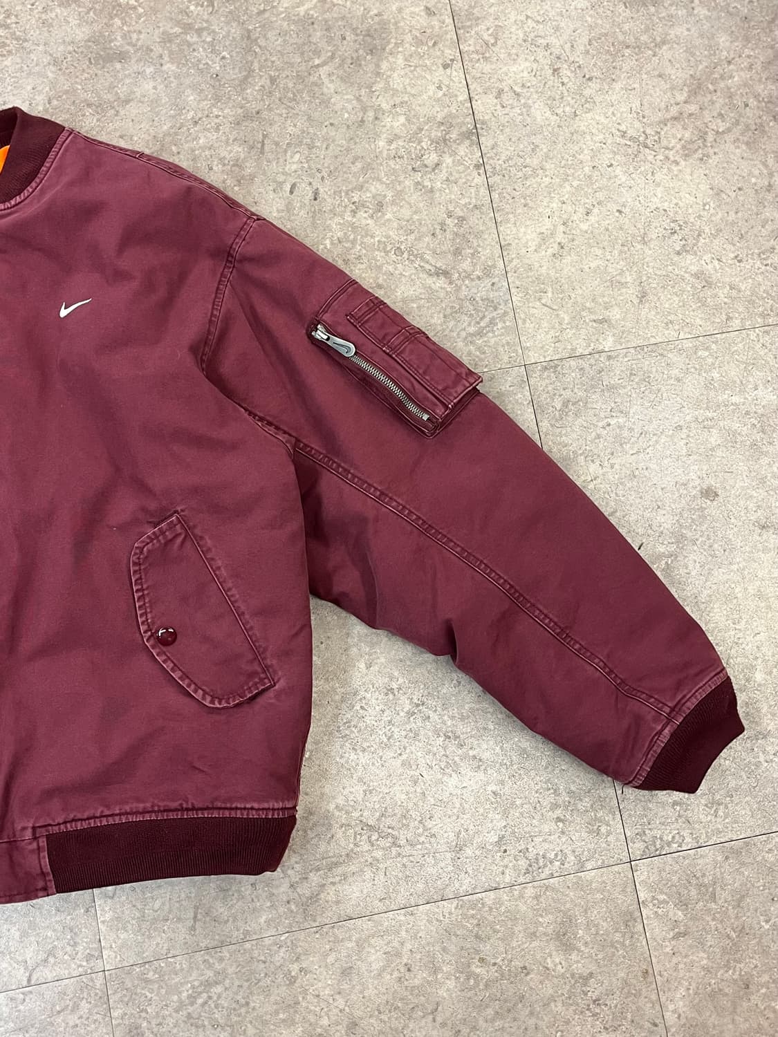 나이키 ma1 항공점퍼 버건디 L #csz1886 상품이미지6