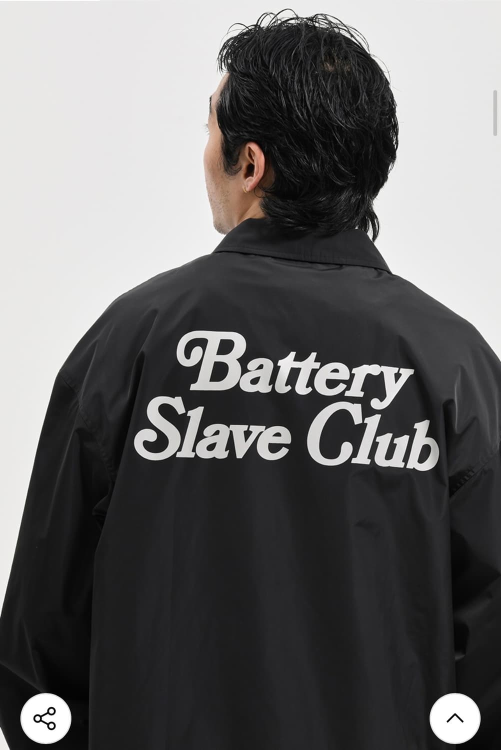 엑스트라오디너리 B.S.C 코치자켓 블랙 M 사이즈 판매합니다! 상품이미지9