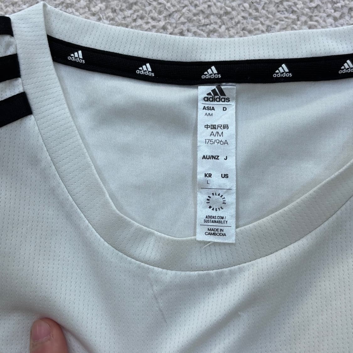 L 아디다스 기능성 민소매 티셔츠 0408E1 상품이미지3