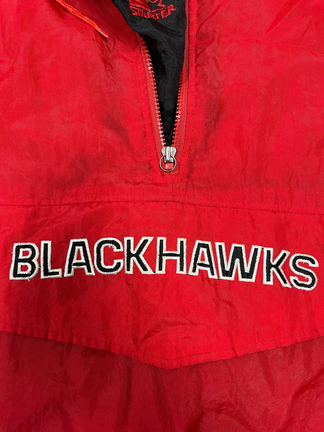 스타터 NHL 시카고 블랙호크스 올드스쿨 아노락 점퍼 상품이미지5