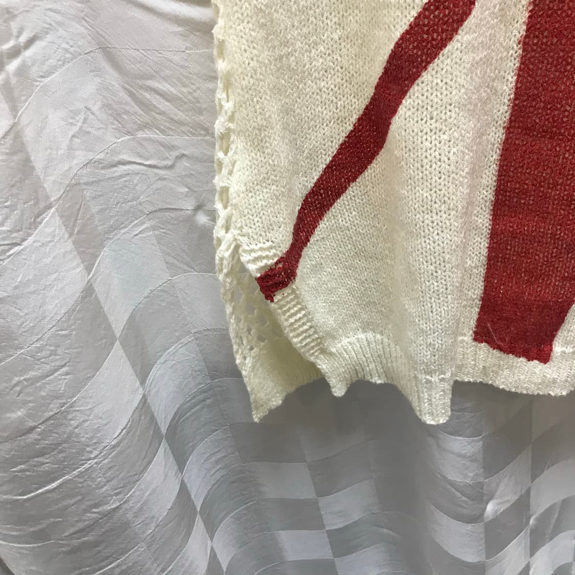 Velvet 고딕 갸루 펑크 그런지 그물 후드 니트 상품이미지5