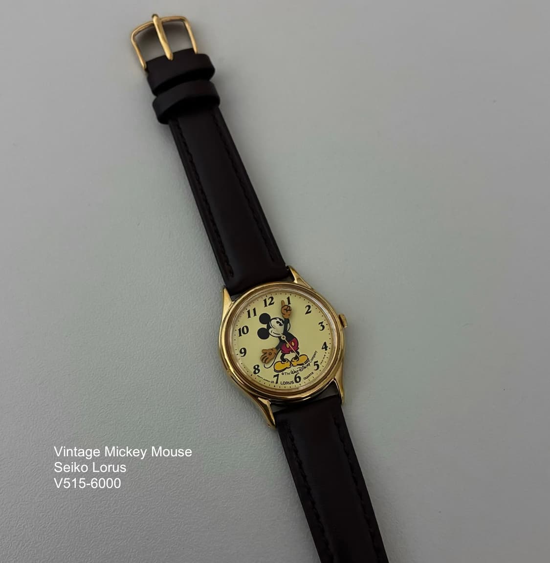 Seiko Lorus Vintage Mickey Mouse Quartz 상품이미지4