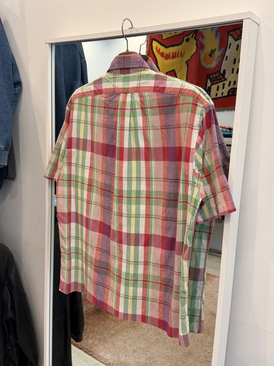 90-00s Polo Golf 랄프로렌 골프 컷오프 체크 반팔 셔츠 상품이미지6