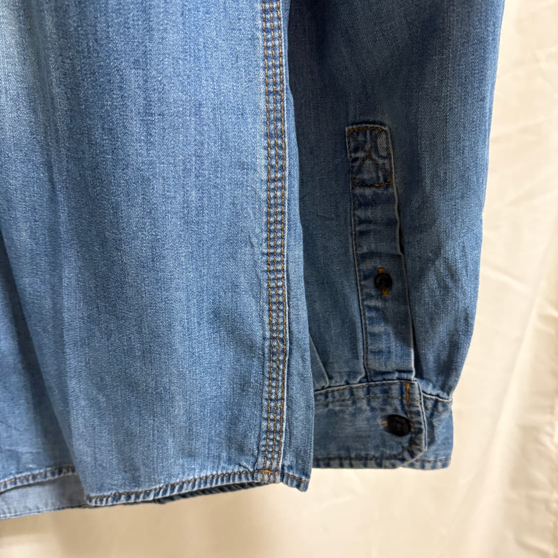 엘엘빈 워크 데님 셔츠 / 중청, M 상품이미지5