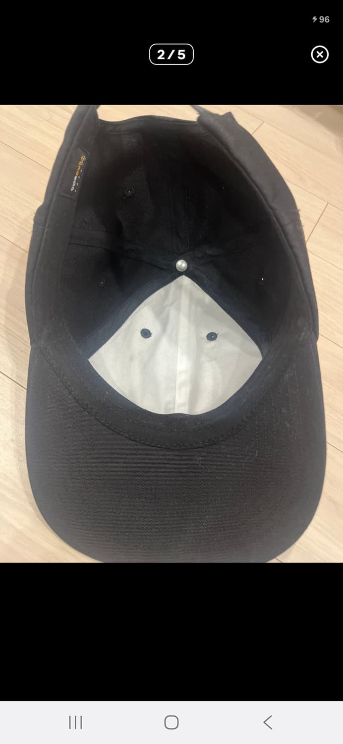 슈프림 블랙 코듀라캡 상품이미지2