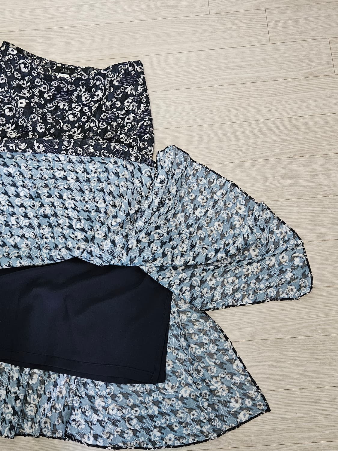 타임 플라워패턴 치마 상품이미지3