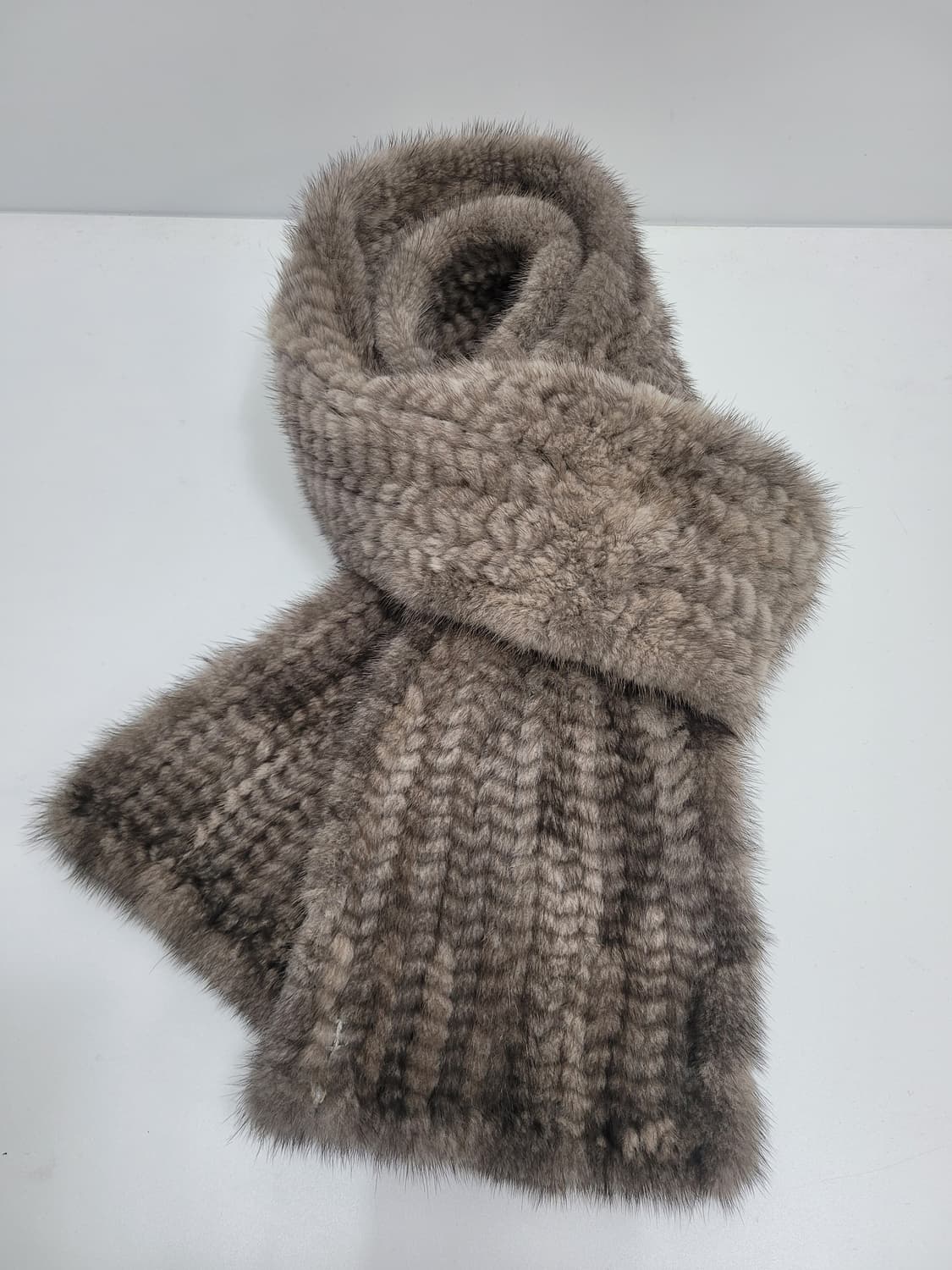 JINDO Sheborn 진도 쉬본 밍크 머플러 / 총장 168 상품이미지1