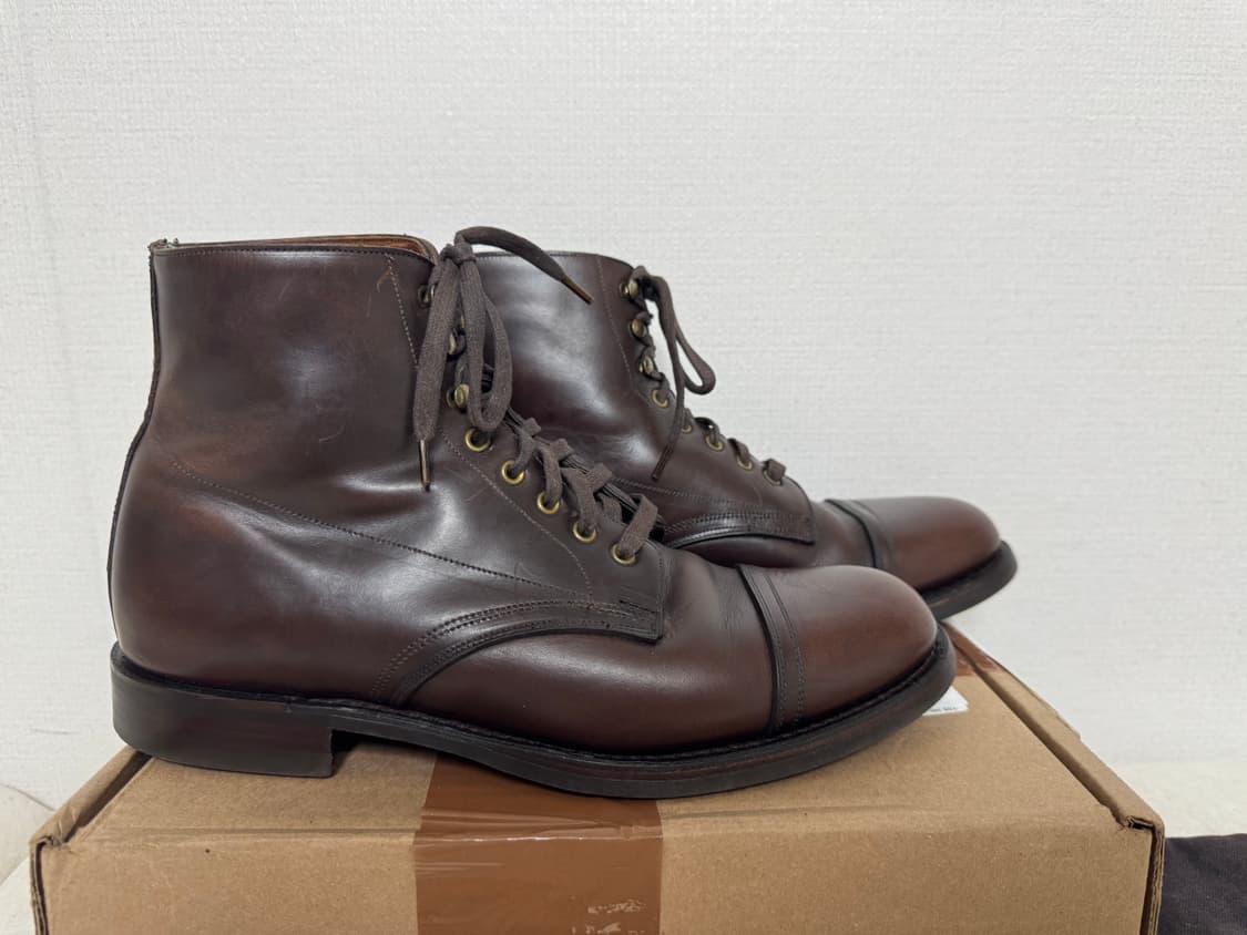 270 더블알엘 리빙스턴 레더 부츠 리빙스톤 상품이미지1