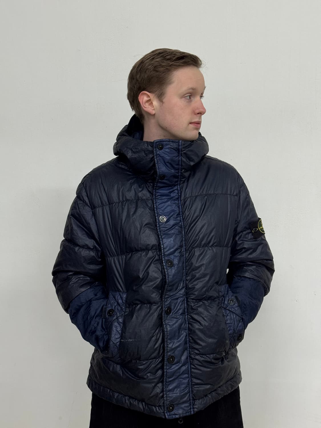 11AW 스톤 아일랜드 덕 다운 염색된 패딩 재킷 상품이미지4