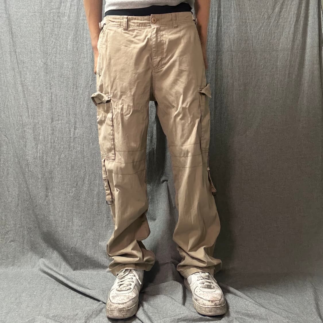 와이드 카코 팬츠 베이지 상품이미지2