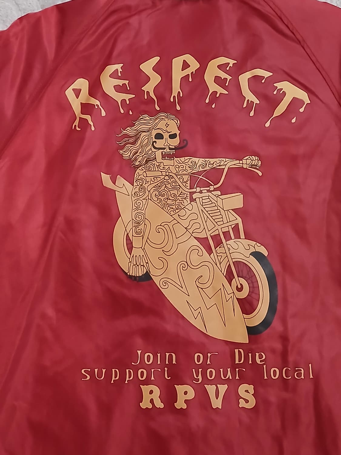 RPVS RESPECT 빈티지 라이더 코치 자켓 (L) 상품이미지10