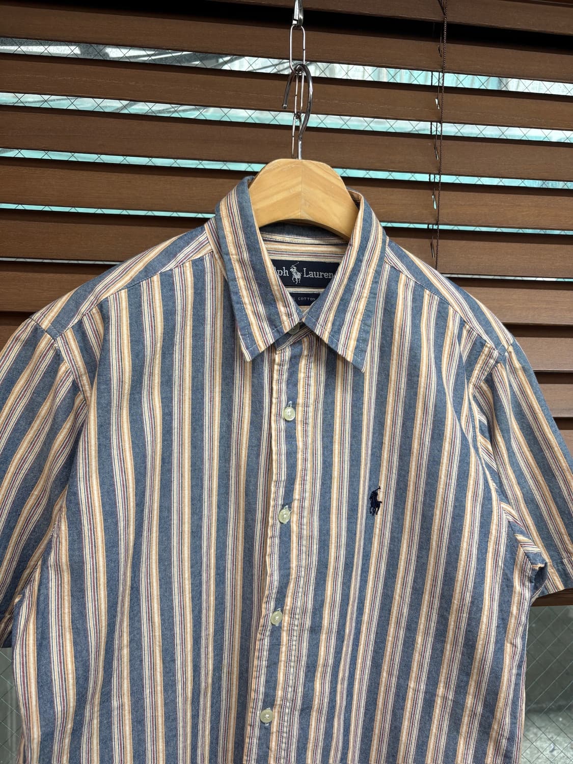 Polo Ralph Lauren 폴로 랄프 로렌 스트라이프 반팔 셔츠 상품이미지4