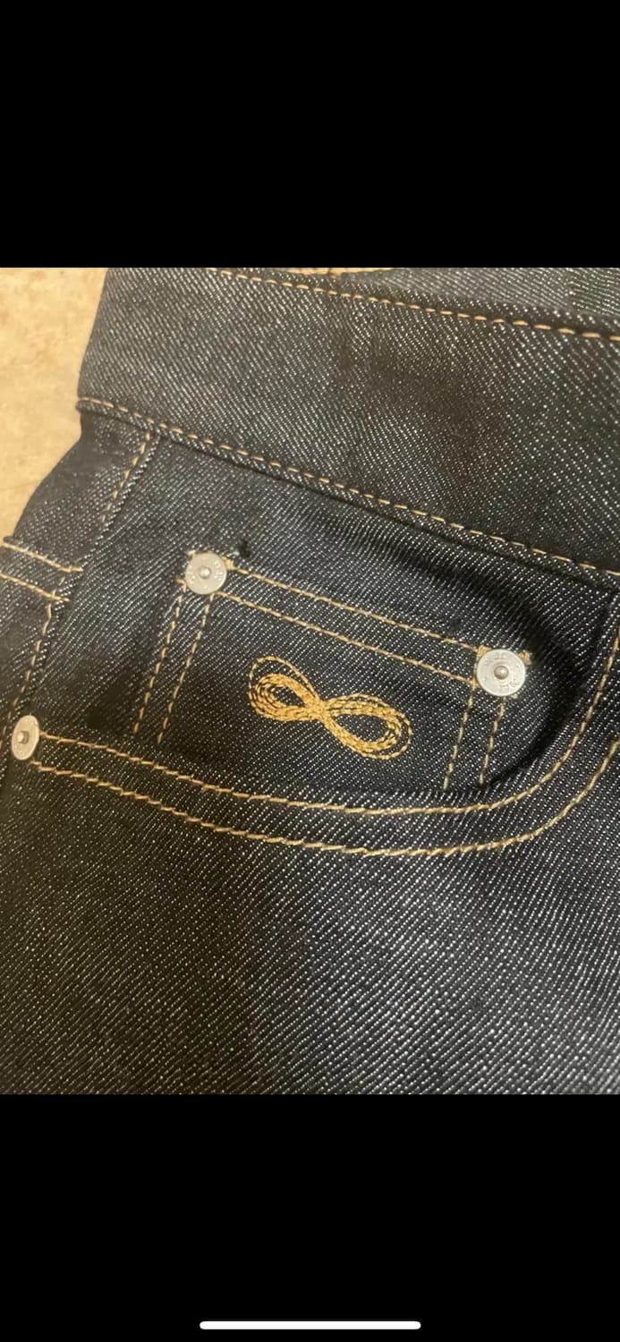 플랙진 플렉진 레귤러핏 로우 데님 팬츠 30 사이즈 상품이미지4