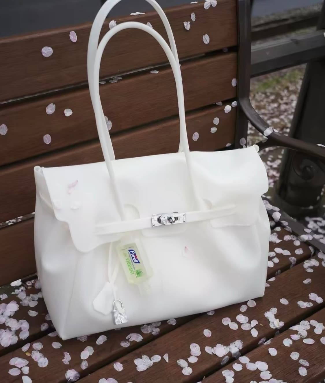 젤리버킨백/jelly firkin bag (cream white) 상품이미지1