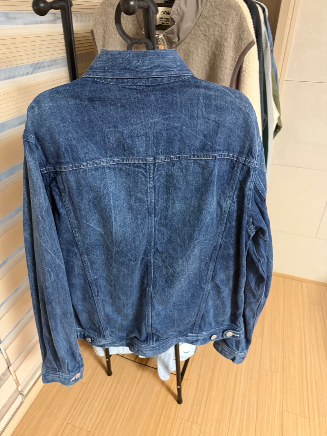 오라리 셀비지 페이디드 라이트 데님 재킷/블루종  상품이미지2