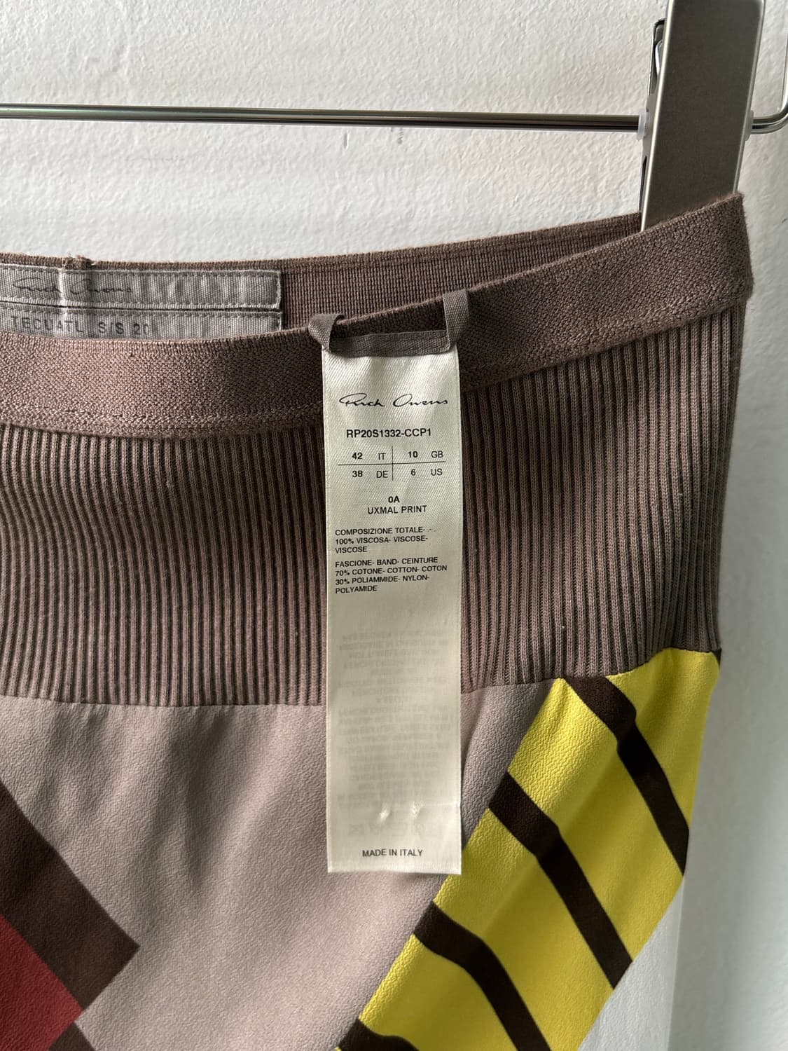 릭오웬스 20ss 프린팅 스커트 상품이미지7