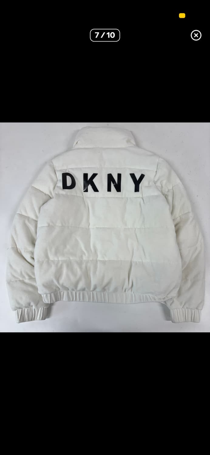 DKNY 벨벳 패딩 (화이트 s) 상품이미지7