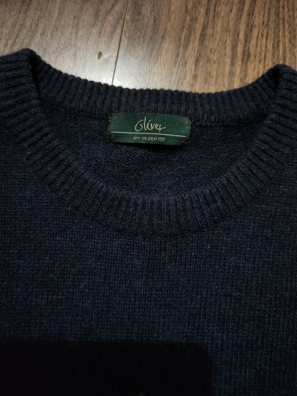 Olzen 자수 모 니트 100 상품이미지3