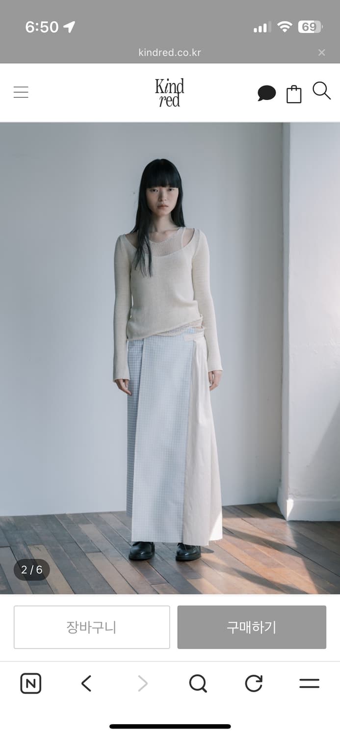 Kindred 코튼 스쿱넥 니트(공홈 품절) 상품이미지2