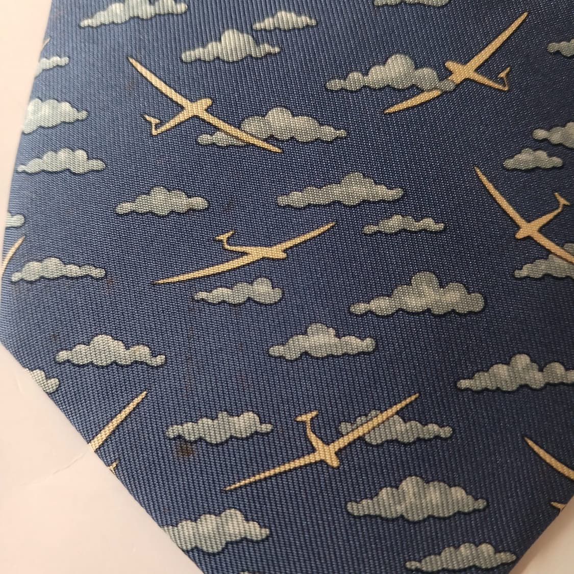 에르메스 실크 스카이블루 글라이더 넥타이 9.7cm B등급 A18827
 상품이미지7