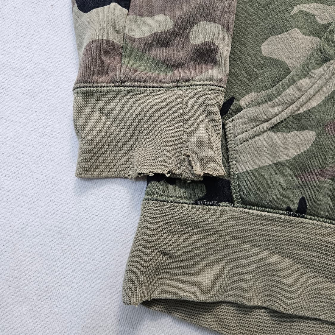 XS 나이키 여성 밀리터리 후드티 0319Y 상품이미지6