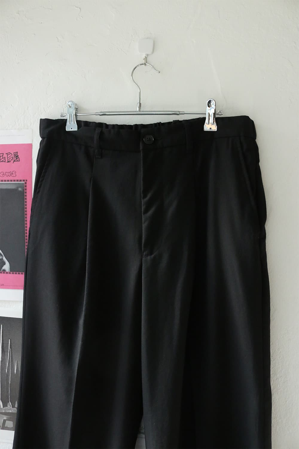  Hare 블랙 와이드 팬츠  상품이미지4