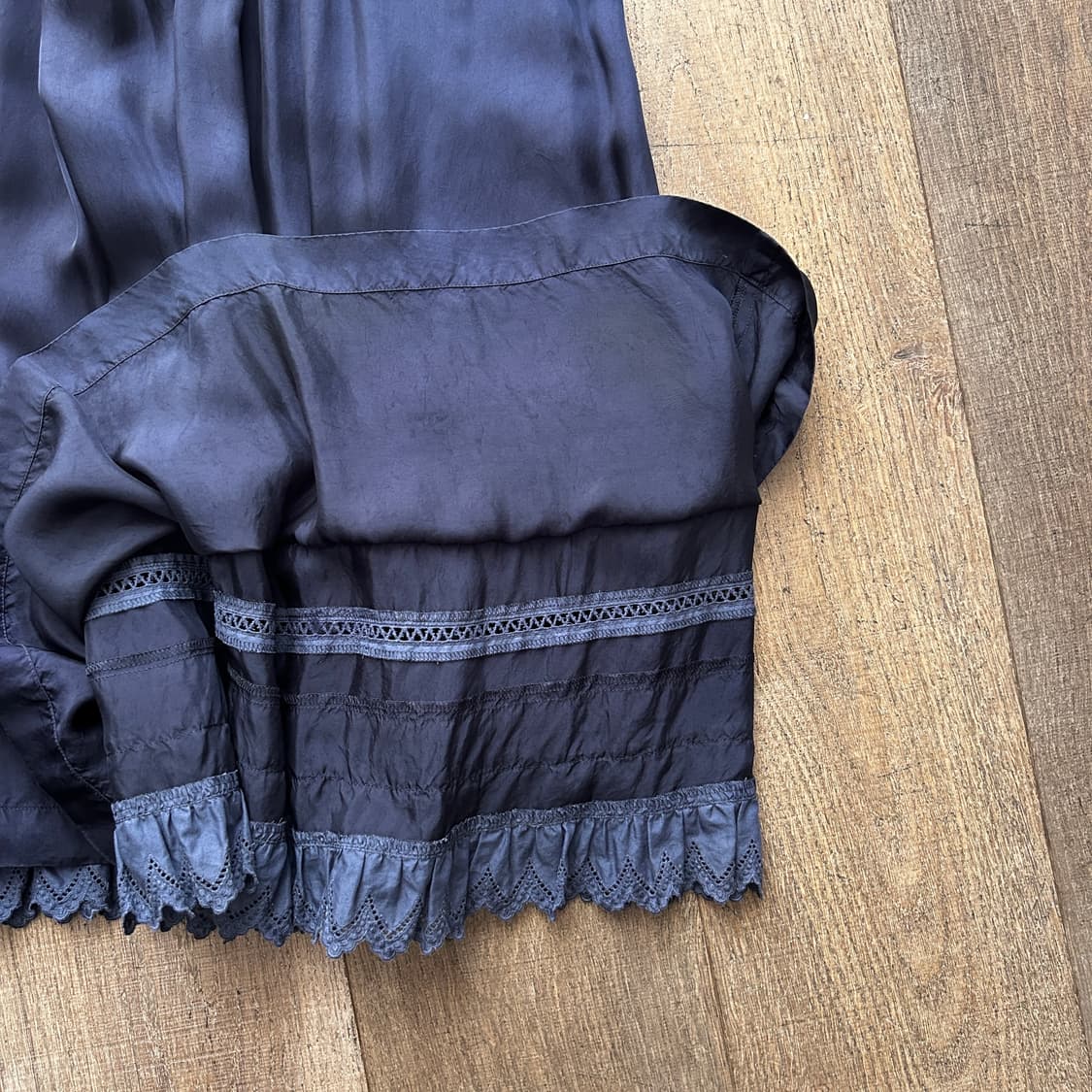 Shirring Lace Layer Skirt 상품이미지5