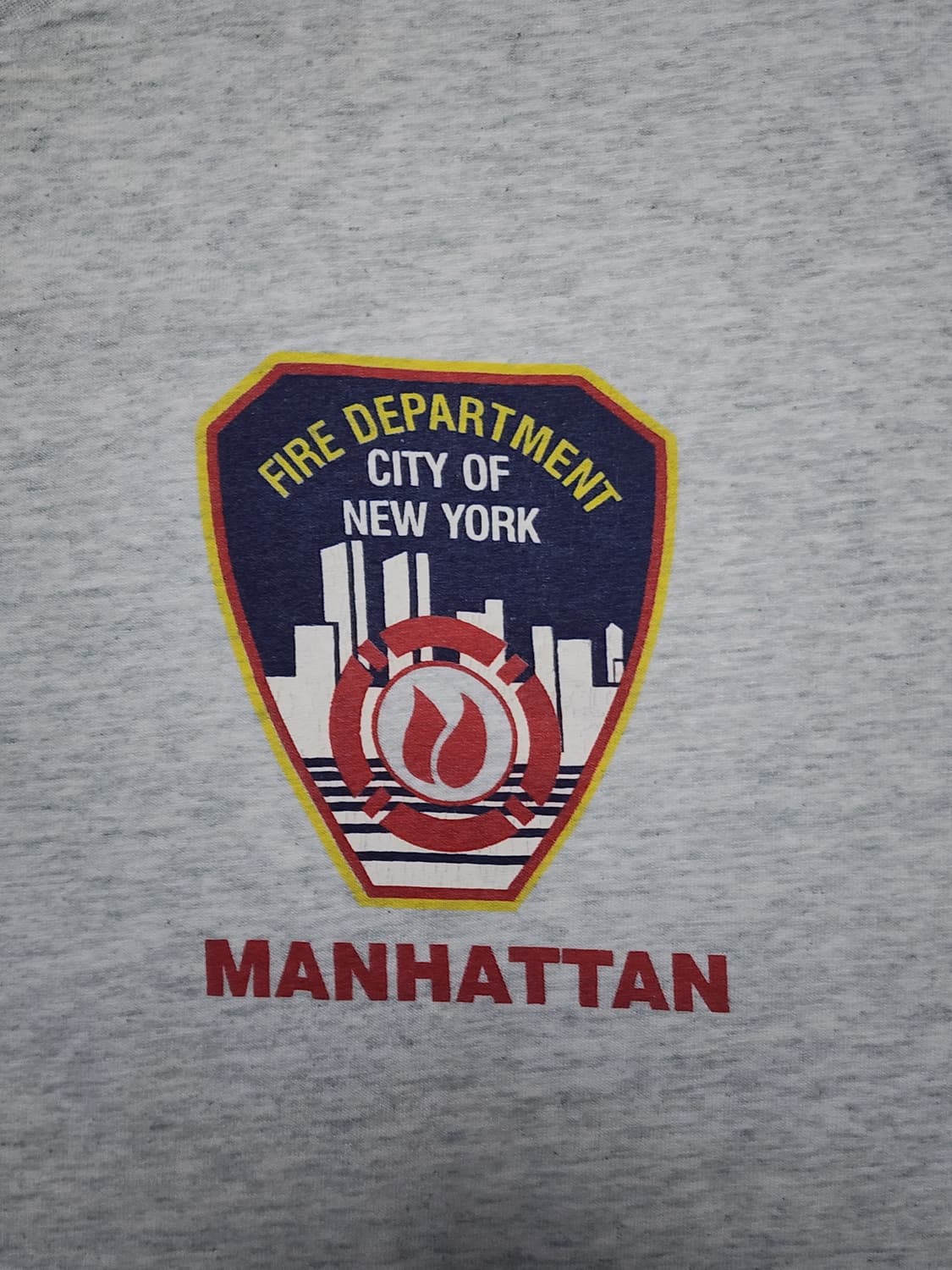90s 빈티지 FDNY Manhattan 뉴욕 소방관 티셔츠75 상품이미지5