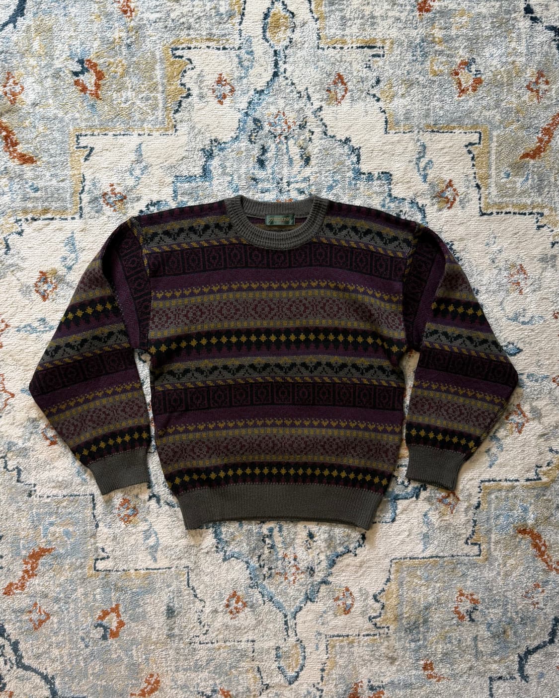 페어아일·노르딕 빈티지 니트 스웨터 상품이미지4