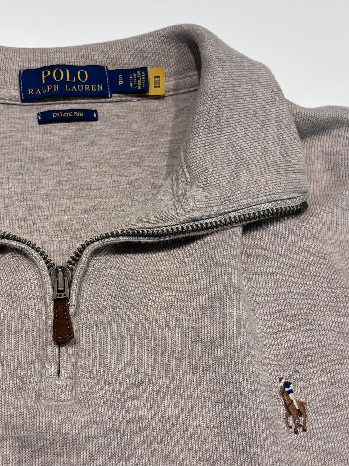 폴로 랄프로렌 에스테이트 쿼터집 하프집업 S 상품이미지3