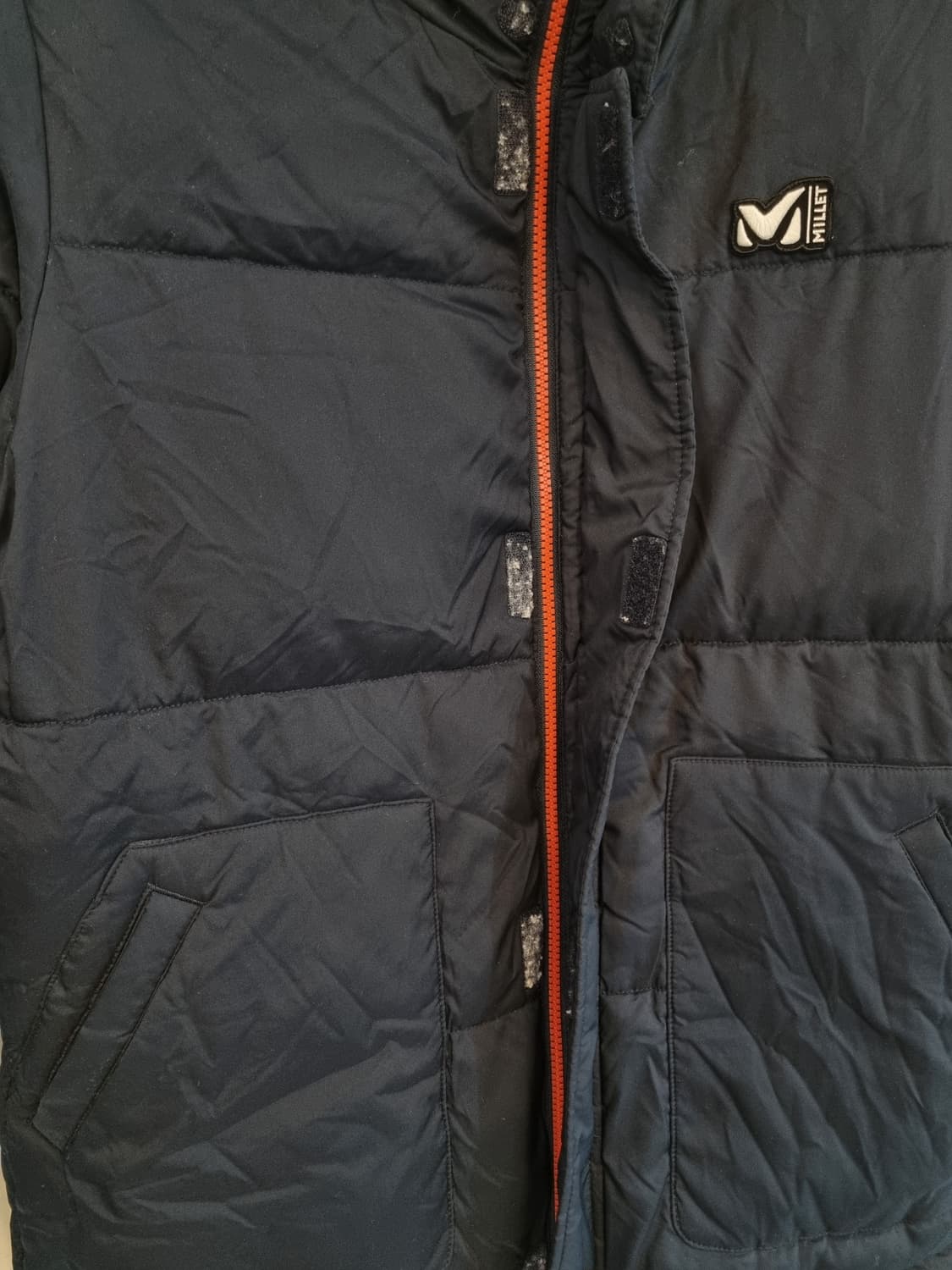 밀레 양면 후리스 95 실측 100흠이나 찢김(구멍)이나 얼룩같은 하자 상품이미지7