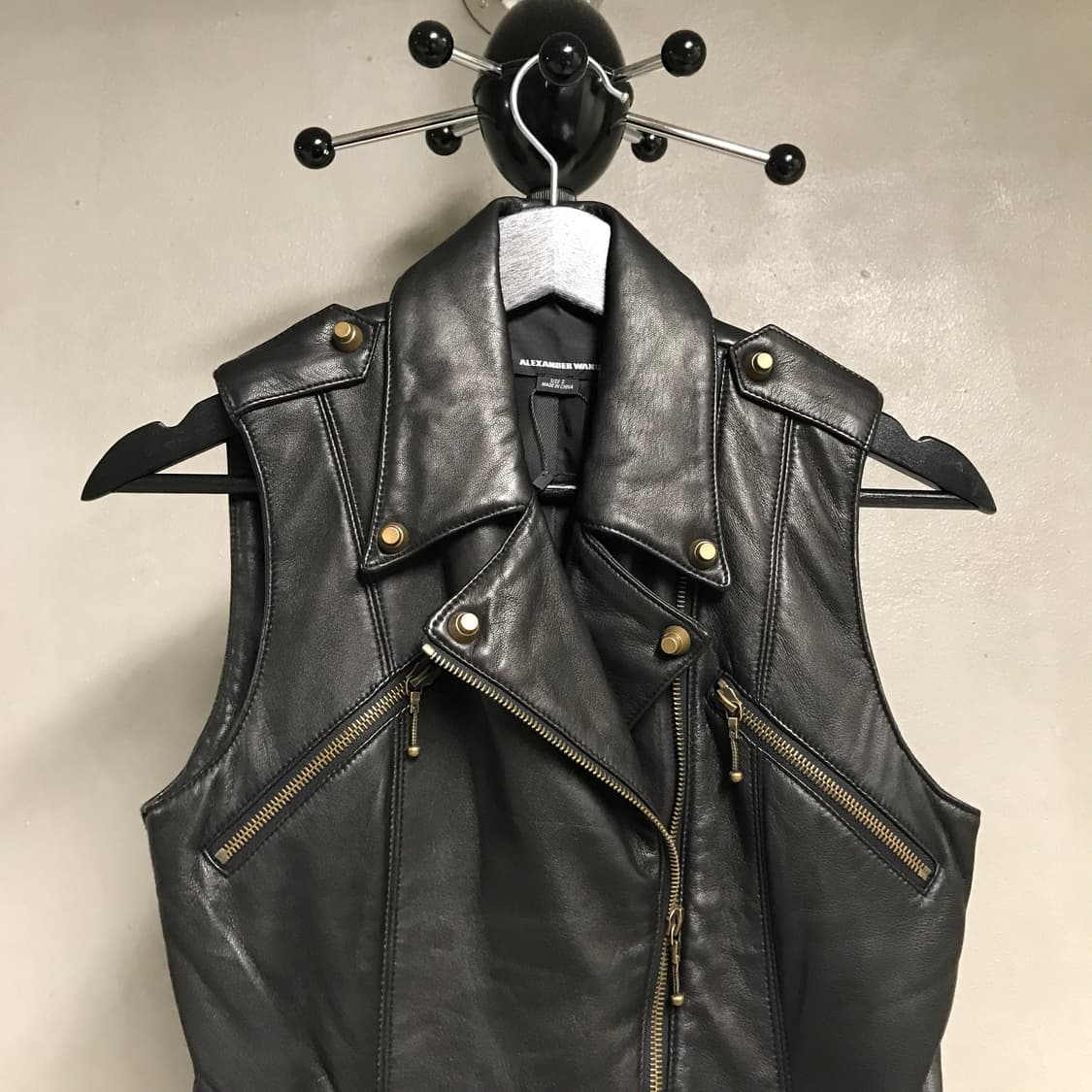 알렉산더왕 가죽 라이더 베스트 2(W) 상품이미지2