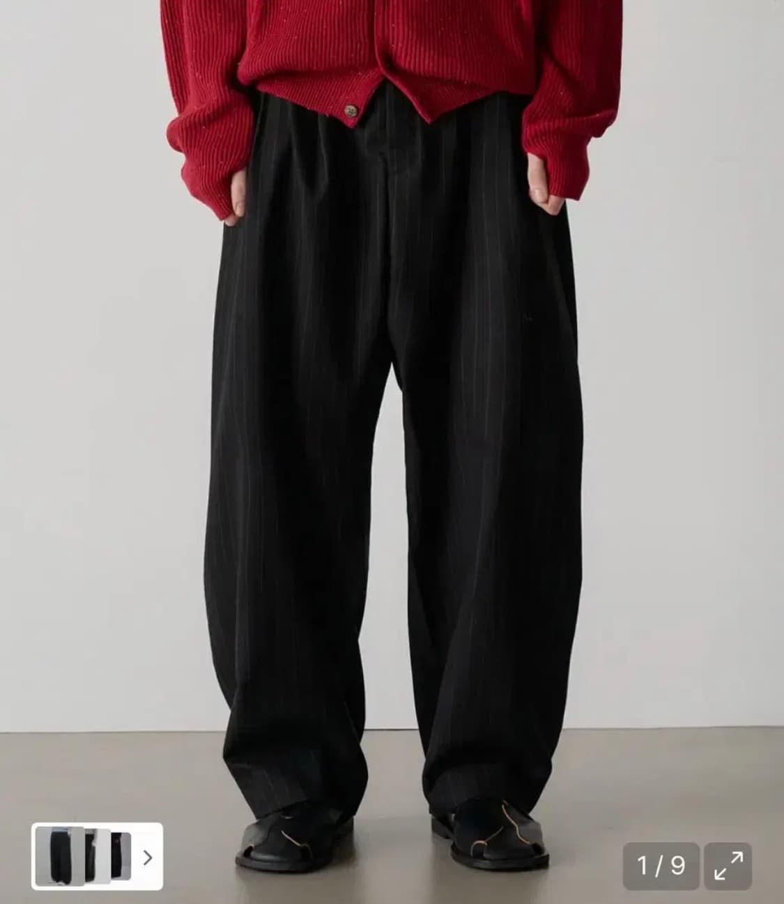 노운 스트라이프 팬츠 상품이미지1