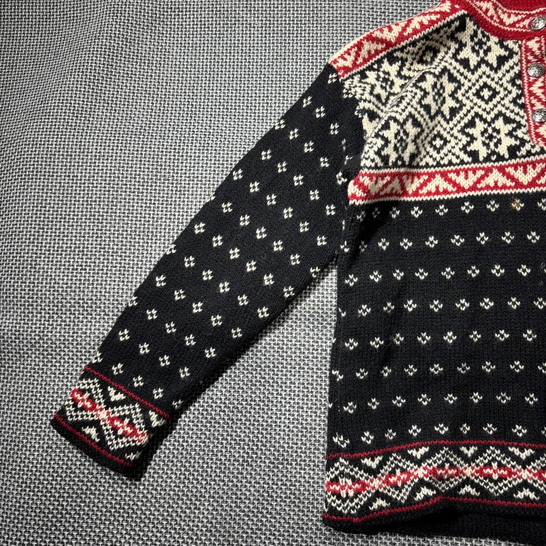 90s 엘엘빈 노르딕 스웨터 네이비 ( S/OLD-8324 ) 상품이미지5