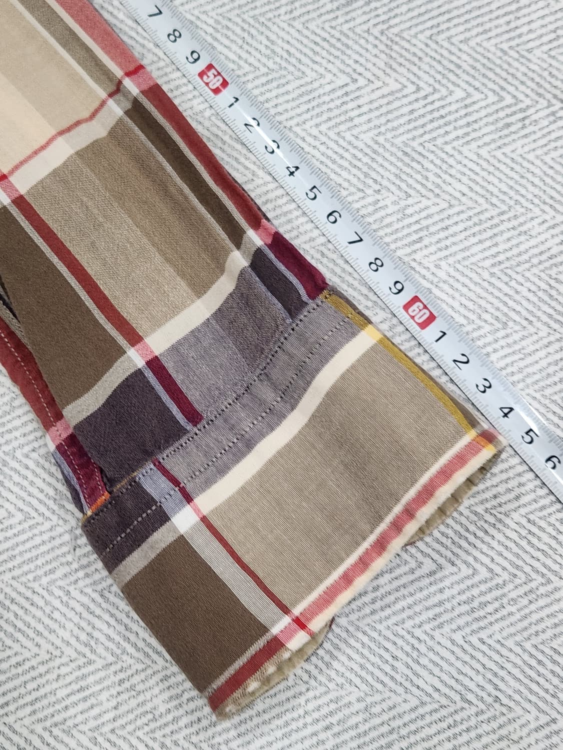 [90-95] 타미힐피거 빈티지핏 체크셔츠 남성 S 90-95 상품이미지8