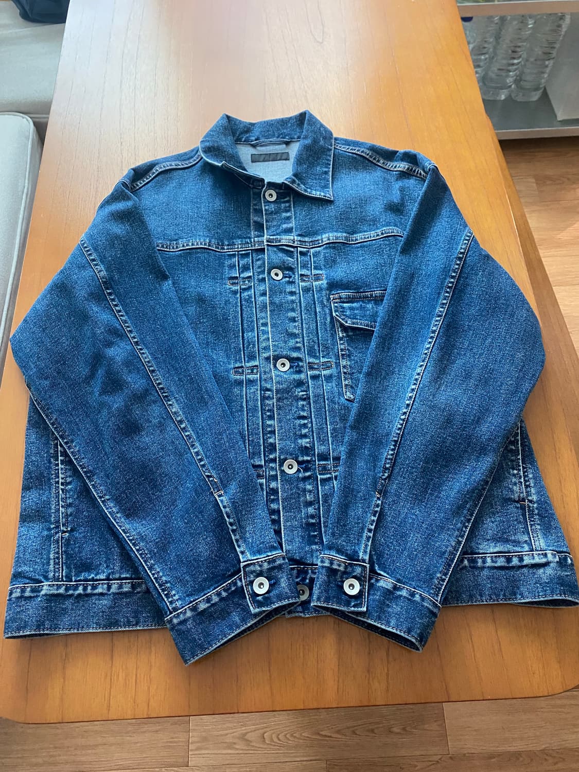 유니클로 데님자켓 XL 상품이미지1